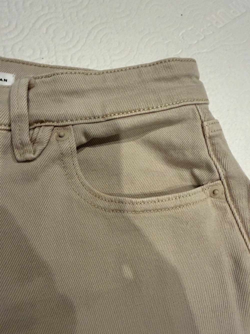 Good American Good Ease Relaxed High-Waisted Wide Leg Jeans - Picture 8 of 10